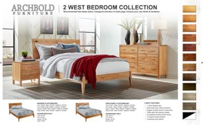 2 West bedroom furniture collection